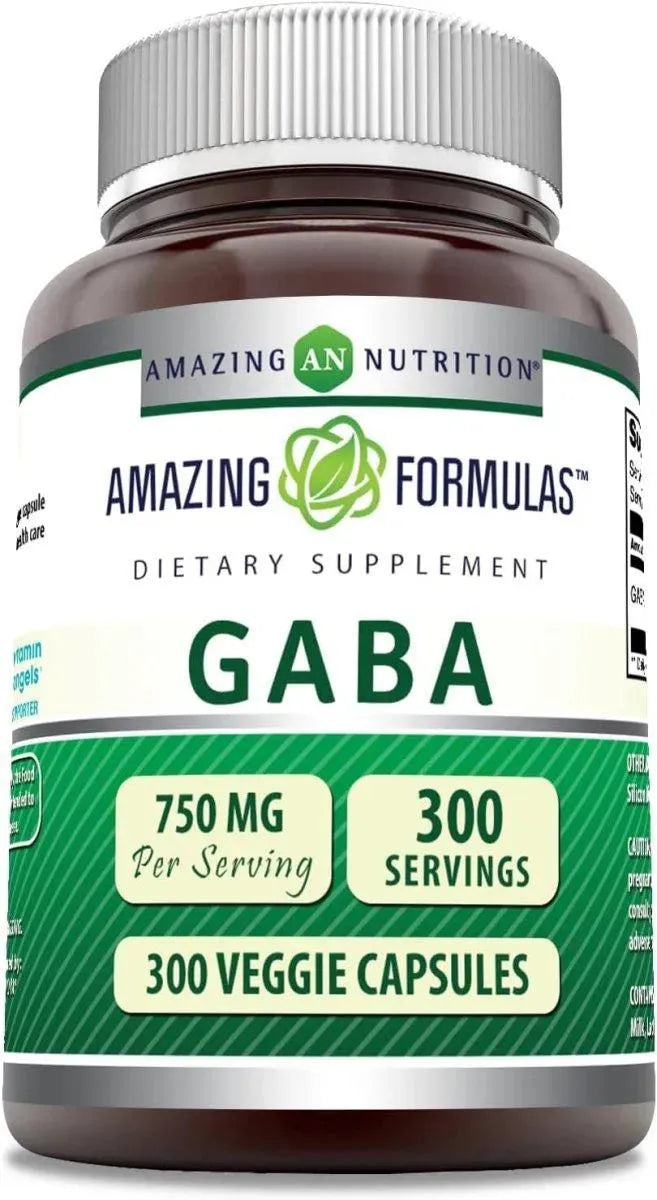 AMAZING FORMULAS - Amazing Formulas GABA 750Mg. 300 Capsulas - The Red Vitamin MX - Suplementos Alimenticios - {{ shop.shopifyCountryName }}