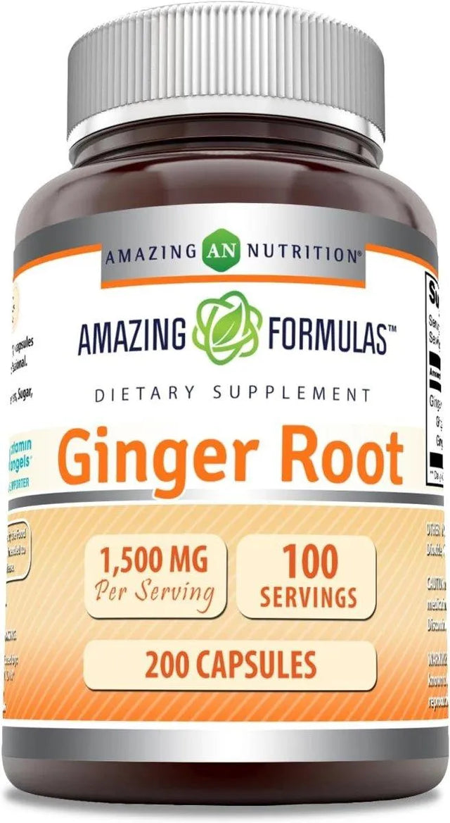 AMAZING FORMULAS - Amazing Formulas Ginger Root 1500Mg. 200 Capsulas - The Red Vitamin MX - Suplementos Alimenticios - {{ shop.shopifyCountryName }}