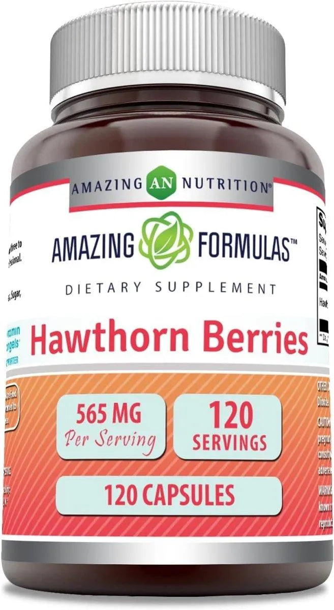 AMAZING FORMULAS - Amazing Formulas Hawthorn Berries 565Mg. 120 Capsulas - The Red Vitamin MX - Suplementos Alimenticios - {{ shop.shopifyCountryName }}