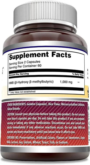 AMAZING FORMULAS - Amazing Formulas HMB 1000Mg. 120 Capsulas - The Red Vitamin MX - Suplementos Alimenticios - {{ shop.shopifyCountryName }}