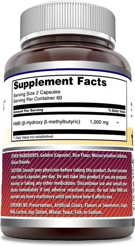 AMAZING FORMULAS - Amazing Formulas HMB 1000Mg. 120 Capsulas - The Red Vitamin MX - Suplementos Alimenticios - {{ shop.shopifyCountryName }}