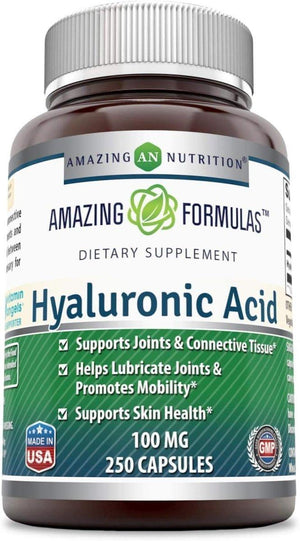 AMAZING FORMULAS - Amazing Formulas Hyaluronic Acid 100Mg. 250 Capsulas - The Red Vitamin MX - Suplementos Alimenticios - {{ shop.shopifyCountryName }}