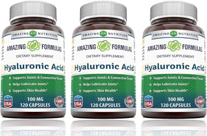 AMAZING FORMULAS - Amazing Formulas Hyaluronic Acid 100Mg. 360 Capsulas - The Red Vitamin MX - Suplementos Alimenticios - {{ shop.shopifyCountryName }}