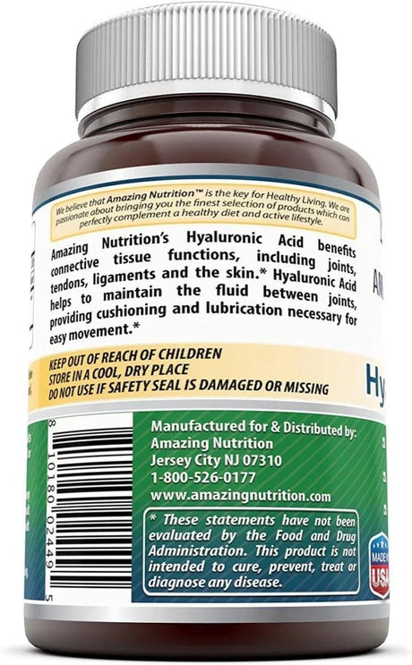 AMAZING FORMULAS - Amazing Formulas Hyaluronic Acid 100Mg. 360 Capsulas - The Red Vitamin MX - Suplementos Alimenticios - {{ shop.shopifyCountryName }}