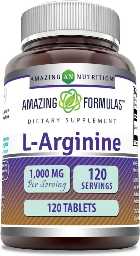 AMAZING FORMULAS - Amazing Formulas L-Arginine 1000Mg. 120 Tabletas - The Red Vitamin MX - Suplementos Alimenticios - {{ shop.shopifyCountryName }}