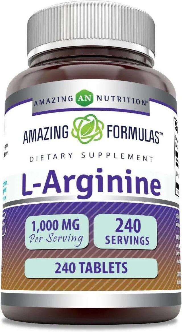 AMAZING FORMULAS - Amazing Formulas L-Arginine 1000Mg. 240 Tabletas - The Red Vitamin MX - Suplementos Alimenticios - {{ shop.shopifyCountryName }}