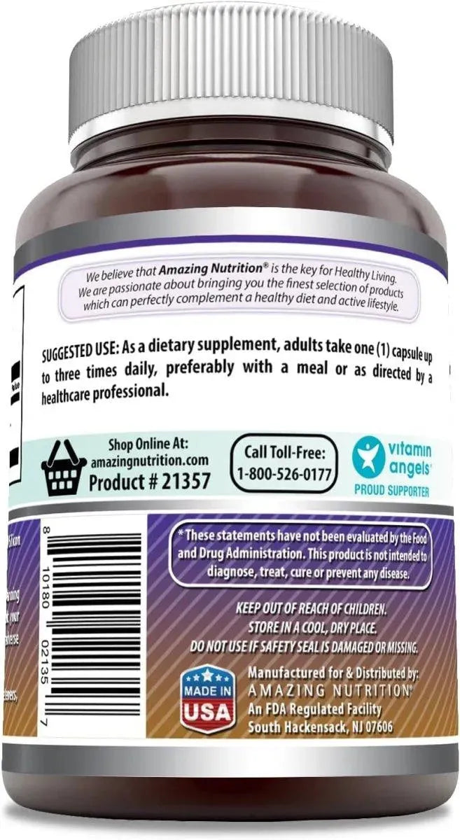 AMAZING FORMULAS - Amazing Formulas L-Arginine 500Mg. 250 Capsulas - The Red Vitamin MX - Suplementos Alimenticios - {{ shop.shopifyCountryName }}