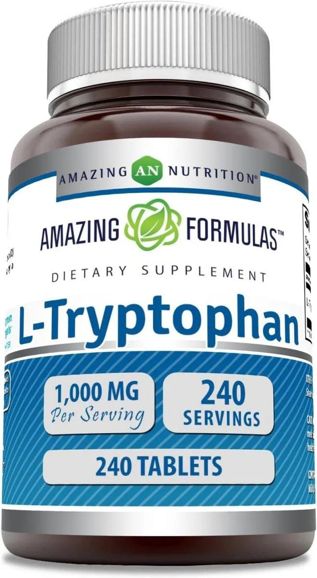 AMAZING FORMULAS - Amazing Formulas L-Tryptophan 1000Mg. 240 Tabletas - The Red Vitamin MX - Suplementos Alimenticios - {{ shop.shopifyCountryName }}