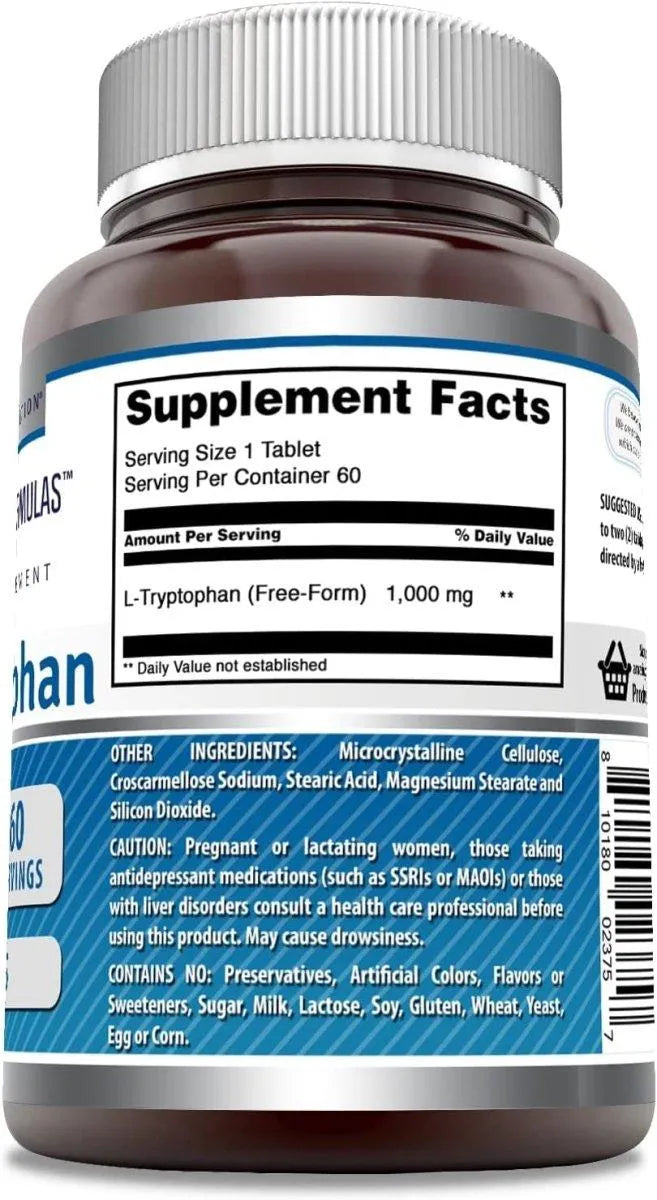 AMAZING FORMULAS - Amazing Formulas L-Tryptophan 1000Mg. 60 Tabletas 3 Pack - The Red Vitamin MX - Suplementos Alimenticios - {{ shop.shopifyCountryName }}