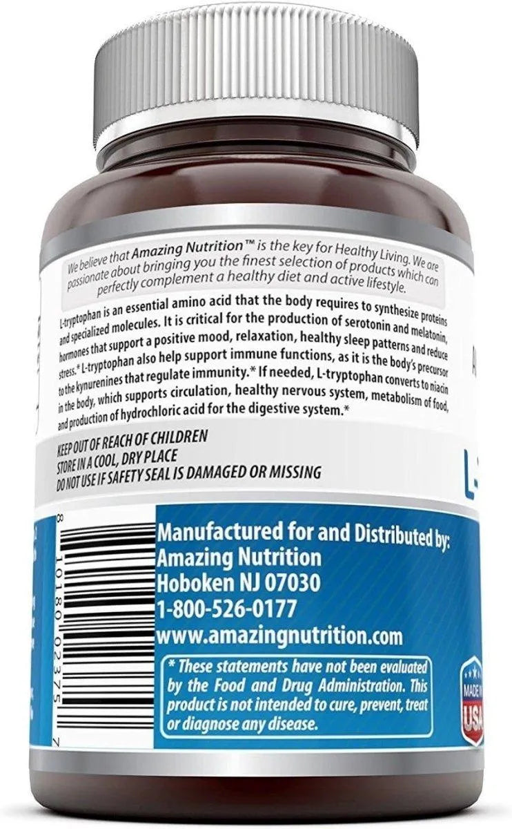 AMAZING FORMULAS - Amazing Formulas L-Tryptophan 1000Mg. 60 Tabletas 3 Pack - The Red Vitamin MX - Suplementos Alimenticios - {{ shop.shopifyCountryName }}