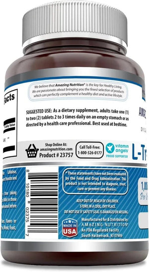 AMAZING FORMULAS - Amazing Formulas L-Tryptophan 1000Mg. 60 Tabletas - The Red Vitamin MX - Suplementos Alimenticios - {{ shop.shopifyCountryName }}