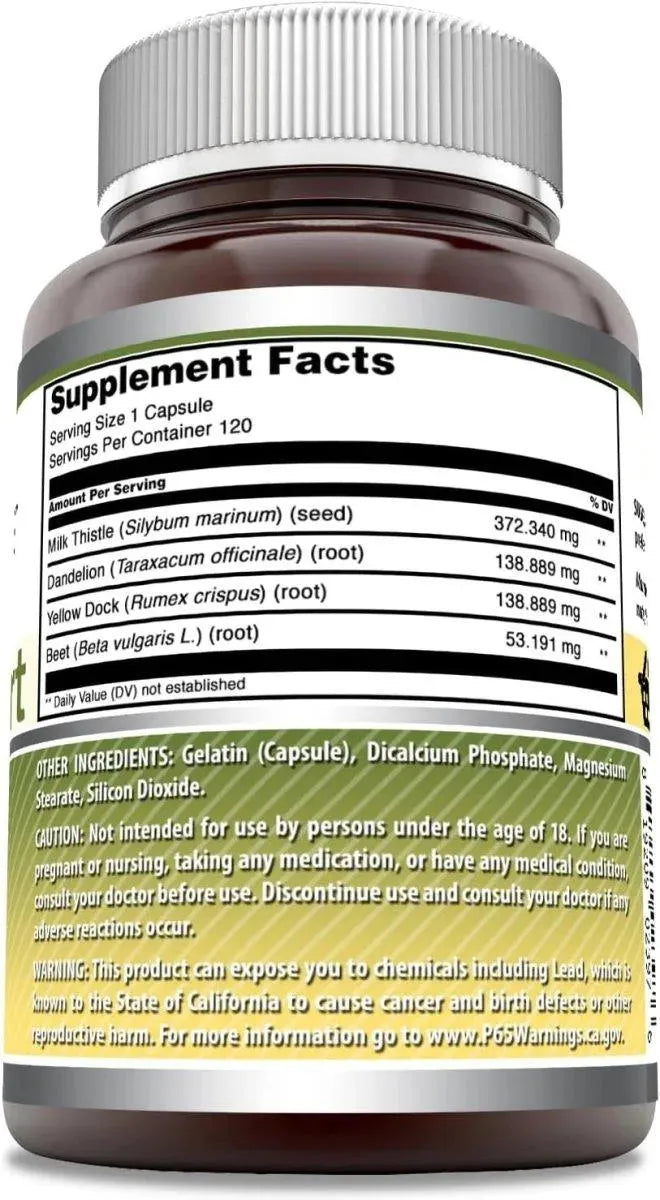 AMAZING FORMULAS - Amazing Formulas Liver Support 120 Capsulas - The Red Vitamin MX - Suplementos Alimenticios - {{ shop.shopifyCountryName }}