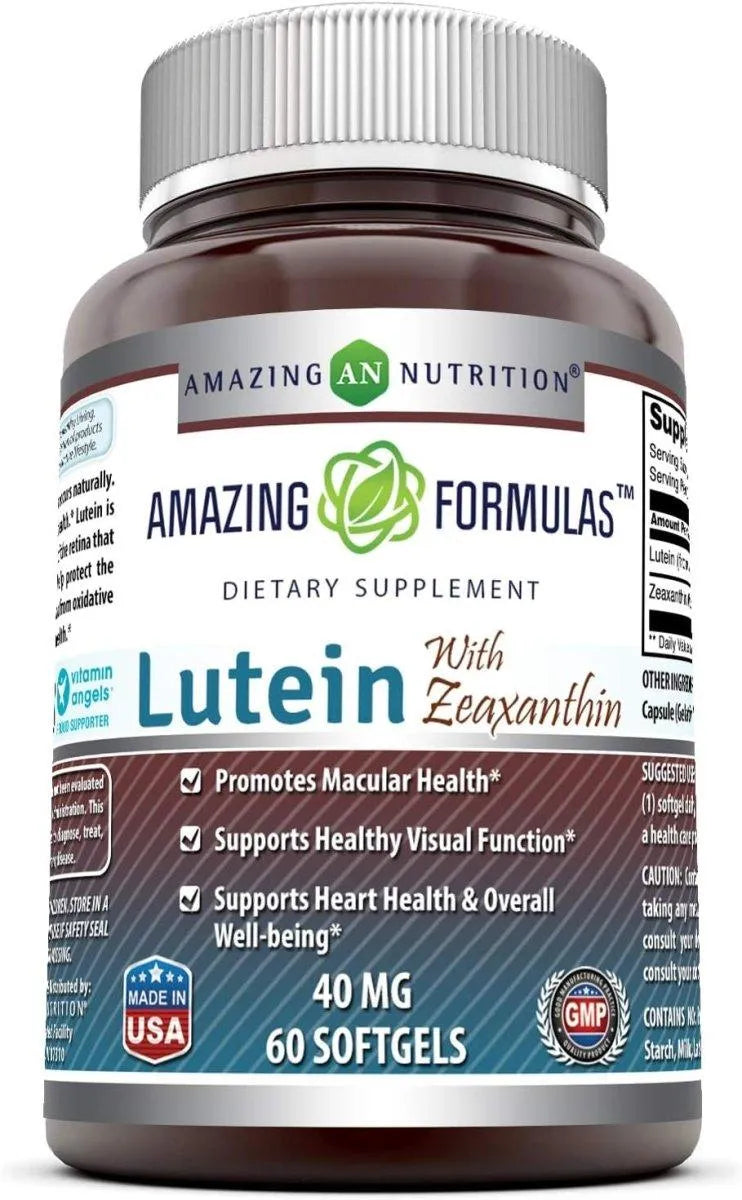 AMAZING FORMULAS - Amazing Formulas Lutein 40Mg. 60 Capsulas Blandas - The Red Vitamin MX - Suplementos Alimenticios - {{ shop.shopifyCountryName }}