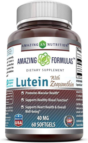 AMAZING FORMULAS - Amazing Formulas Lutein 40Mg. 60 Capsulas Blandas - The Red Vitamin MX - Suplementos Alimenticios - {{ shop.shopifyCountryName }}