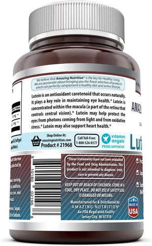 AMAZING FORMULAS - Amazing Formulas Lutein 40Mg. 60 Capsulas Blandas - The Red Vitamin MX - Suplementos Alimenticios - {{ shop.shopifyCountryName }}