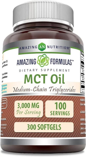 AMAZING FORMULAS - Amazing Formulas MCT Oil 1000Mg. 300 Capsulas Blandas - The Red Vitamin MX - Suplementos Alimenticios - {{ shop.shopifyCountryName }}