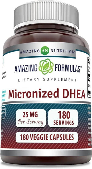 AMAZING FORMULAS - Amazing Formulas Micronized DHEA 25Mg. 180 Capsulas - The Red Vitamin MX - Suplementos Alimenticios - {{ shop.shopifyCountryName }}