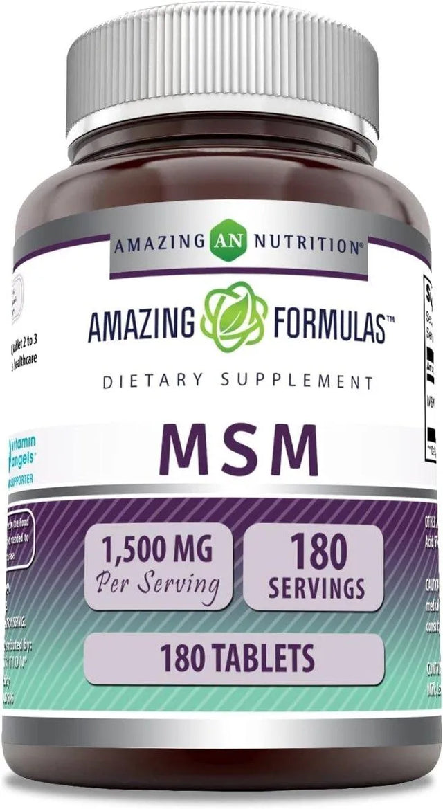 AMAZING FORMULAS - Amazing Formulas MSM 1500Mg. 180 Tabletas - The Red Vitamin MX - Suplementos Alimenticios - {{ shop.shopifyCountryName }}