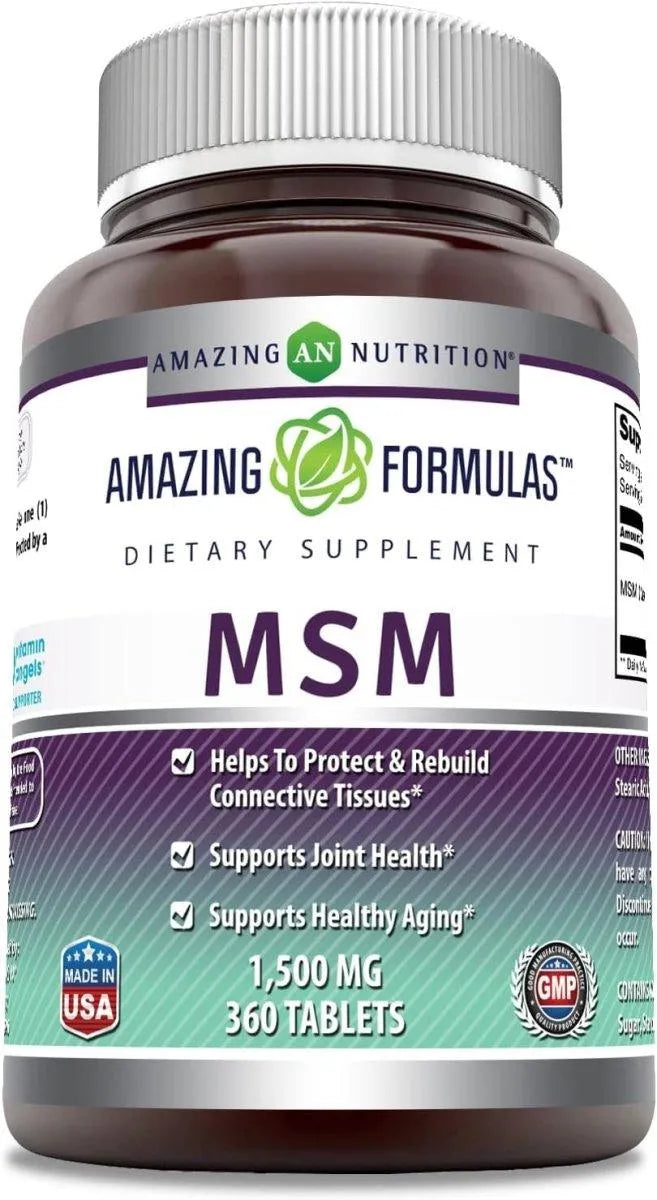 AMAZING FORMULAS - Amazing Formulas MSM 1500Mg. 360 Tabletas - The Red Vitamin MX - Suplementos Alimenticios - {{ shop.shopifyCountryName }}