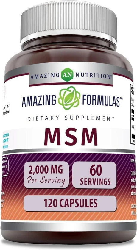 AMAZING FORMULAS - Amazing Formulas MSM 2000Mg. 120 Capsulas - The Red Vitamin MX - Suplementos Alimenticios - {{ shop.shopifyCountryName }}