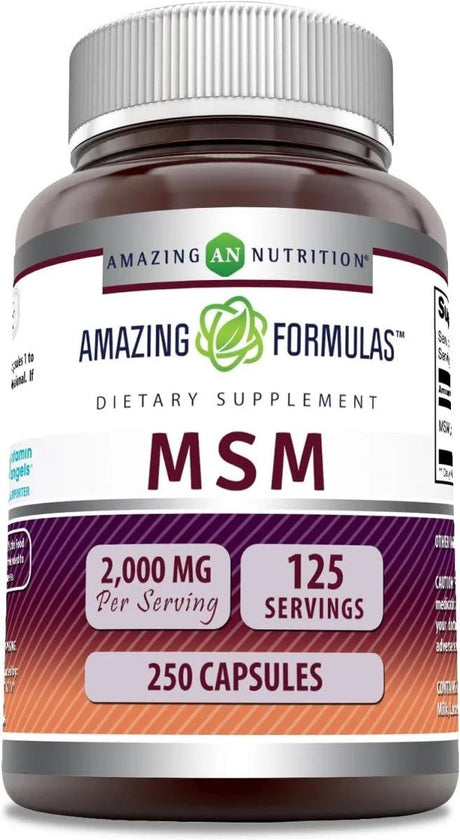 AMAZING FORMULAS - Amazing Formulas MSM 2000Mg. 250 Capsulas - The Red Vitamin MX - Suplementos Alimenticios - {{ shop.shopifyCountryName }}