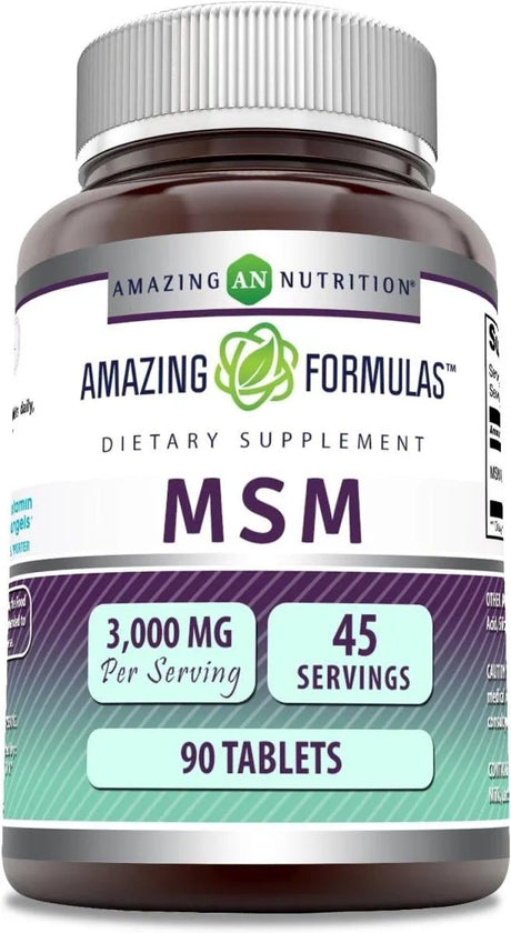 AMAZING FORMULAS - Amazing Formulas MSM 3000Mg. 90 Tabletas - The Red Vitamin MX - Suplementos Alimenticios - {{ shop.shopifyCountryName }}