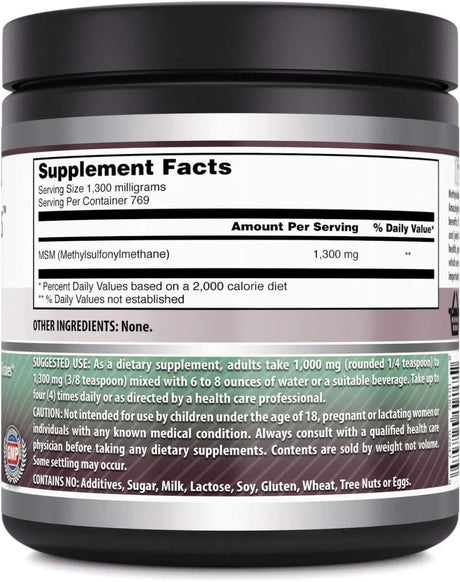 AMAZING FORMULAS - Amazing Formulas MSM Powder 2.2 Lbs. - The Red Vitamin MX - Suplementos Alimenticios - {{ shop.shopifyCountryName }}