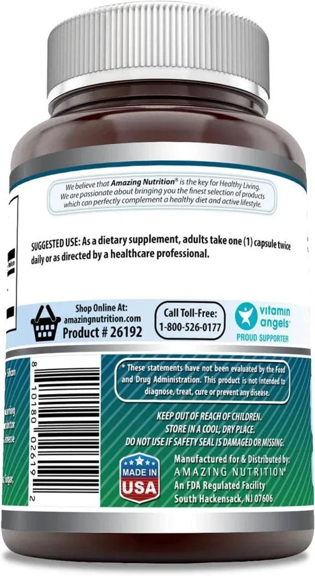 AMAZING FORMULAS - Amazing Formulas NAC N-Acetyl Cysteine 600Mg. 250 Capsulas - The Red Vitamin MX - Suplementos Alimenticios - {{ shop.shopifyCountryName }}