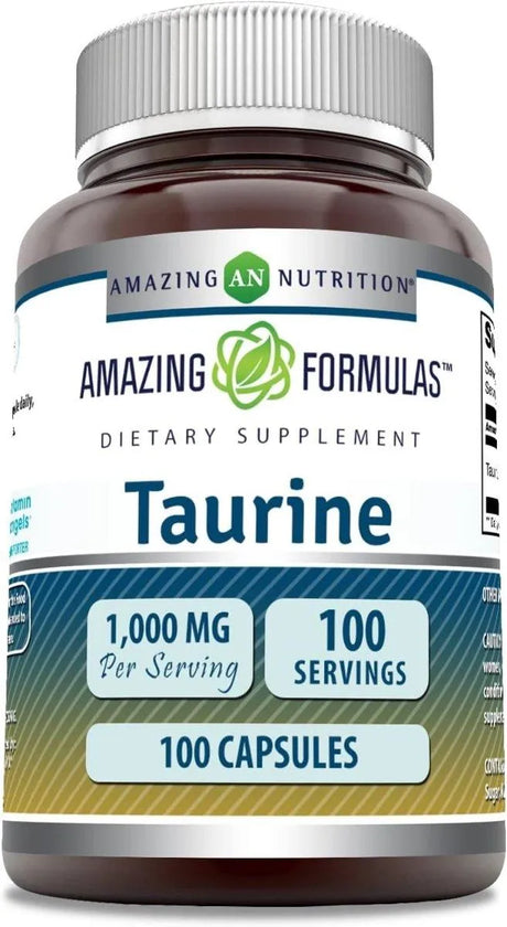 AMAZING FORMULAS - Amazing Formulas Taurine 1000Mg. 100 Capsulas - The Red Vitamin MX - Suplementos Alimenticios - {{ shop.shopifyCountryName }}