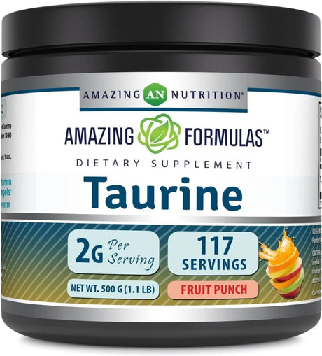 AMAZING FORMULAS - Amazing Formulas Taurine Fruit Punch Flavor 500Gr. - The Red Vitamin MX - Suplementos Alimenticios - {{ shop.shopifyCountryName }}