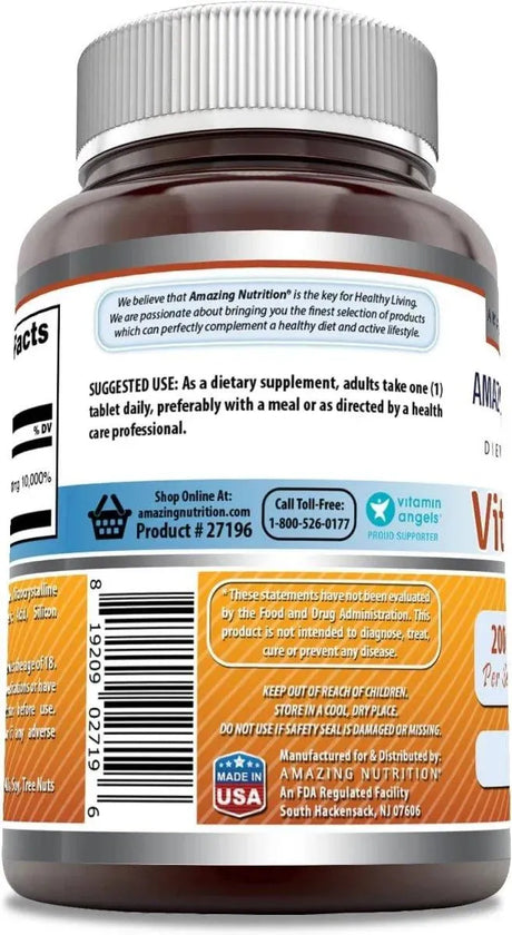 AMAZING FORMULAS - Amazing Formulas Vitamin B6 200Mg. 100 Tabletas - The Red Vitamin MX - Suplementos Alimenticios - {{ shop.shopifyCountryName }}