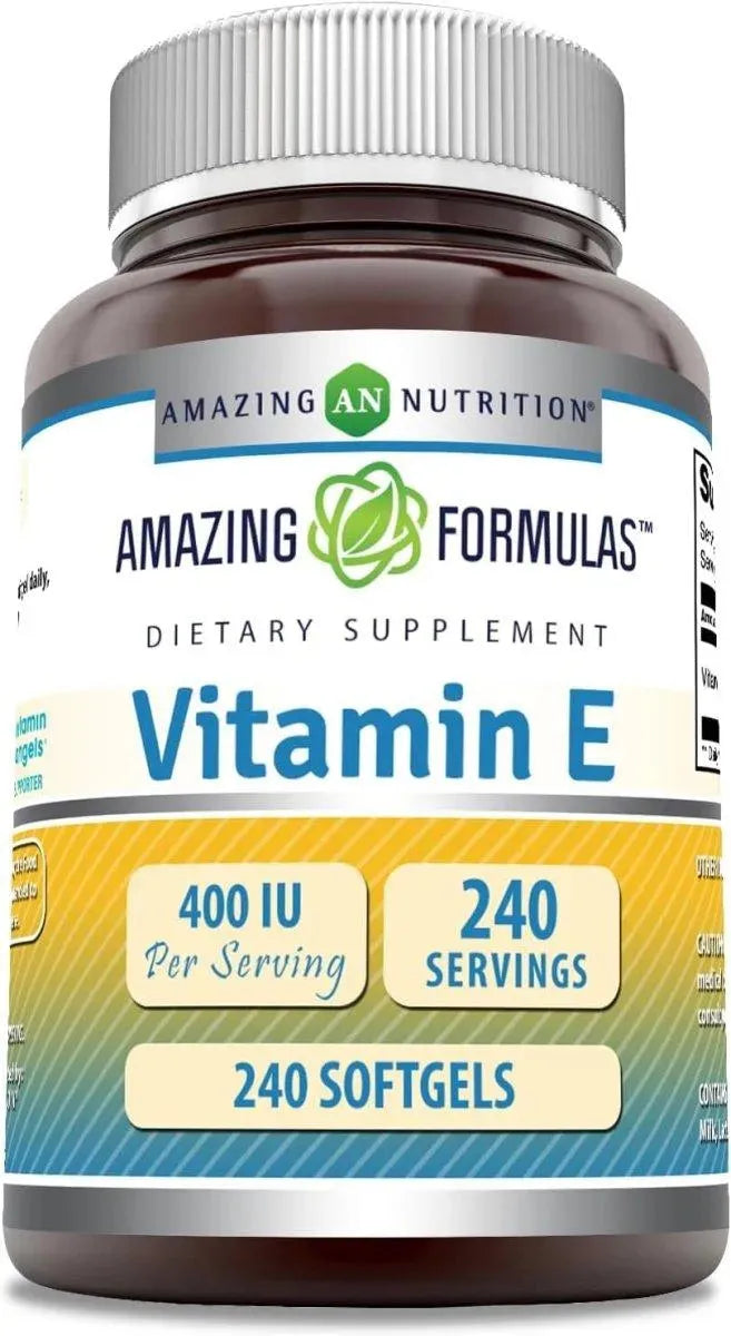 AMAZING FORMULAS - Amazing Formulas Vitamin E 400 IU 240 Capsulas Blandas - The Red Vitamin MX - Suplementos Alimenticios - {{ shop.shopifyCountryName }}