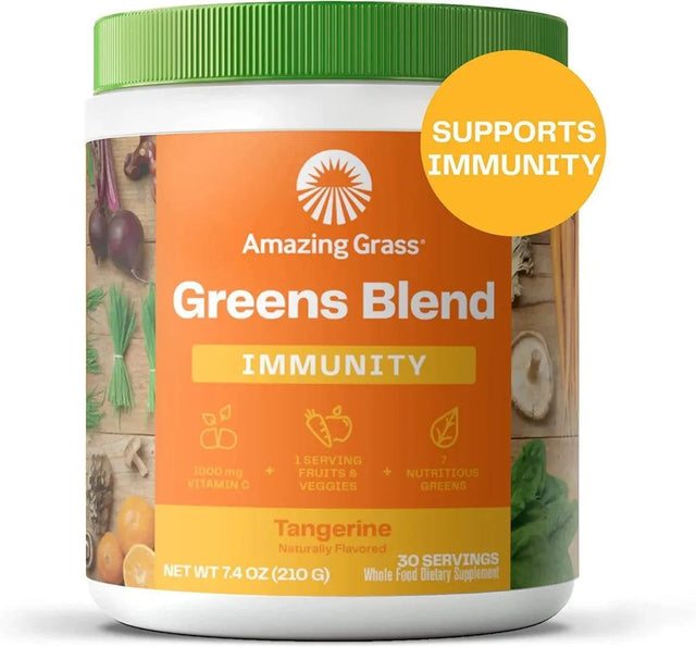 AMAZING GRASS - Amazing Grass Greens Blend Superfood for Immune Support 7.4Oz. - The Red Vitamin MX - Suplementos Alimenticios - {{ shop.shopifyCountryName }}