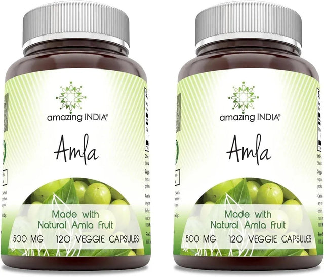 AMAZING INDIA - Amazing India Amla 500Mg. 120 Capsulas 2 Pack - The Red Vitamin MX - Suplementos Alimenticios - {{ shop.shopifyCountryName }}