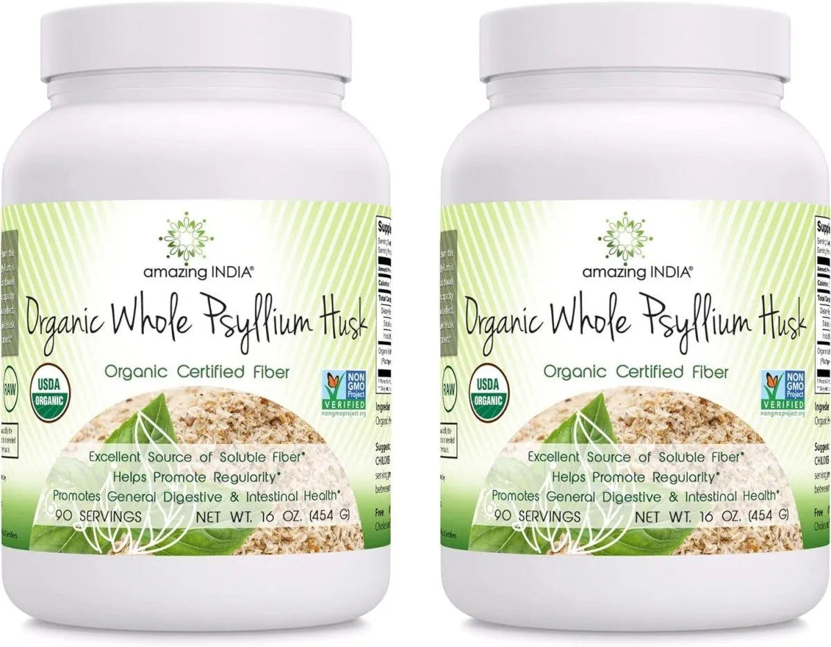 AMAZING INDIA - Amazing India Natural Whole Psyllium Husk 340Gr. 2 Pack - The Red Vitamin MX - Suplementos Alimenticios - {{ shop.shopifyCountryName }}