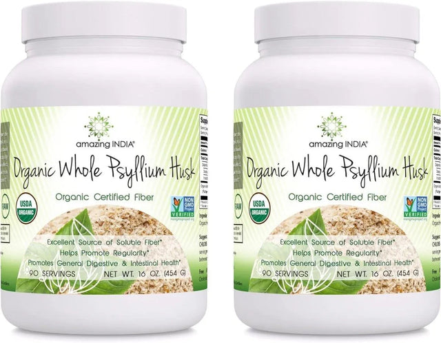 AMAZING INDIA - Amazing India Natural Whole Psyllium Husk 340Gr. 2 Pack - The Red Vitamin MX - Suplementos Alimenticios - {{ shop.shopifyCountryName }}