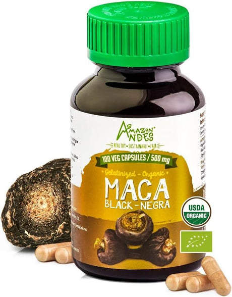 AMAZON ANDES HEALTHY - Amazon Andes Healthy Black Maca Root 100 Capsulas - The Red Vitamin MX - Suplementos Alimenticios - {{ shop.shopifyCountryName }}