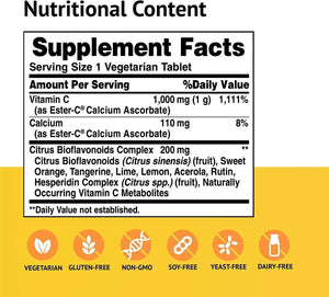 AMERICAN HEALTH - American Health Ester-C with Citrus Bioflavonoids 1000Mg. 90 Capsulas - The Red Vitamin MX - Suplementos Alimenticios - {{ shop.shopifyCountryName }}