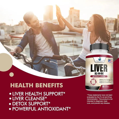 AMERICAN STANDARD SUPPLEMENTS - American Standard Supplements Liver Cleanse & Detox 90 Capsulas - The Red Vitamin MX - Suplementos Alimenticios - {{ shop.shopifyCountryName }}