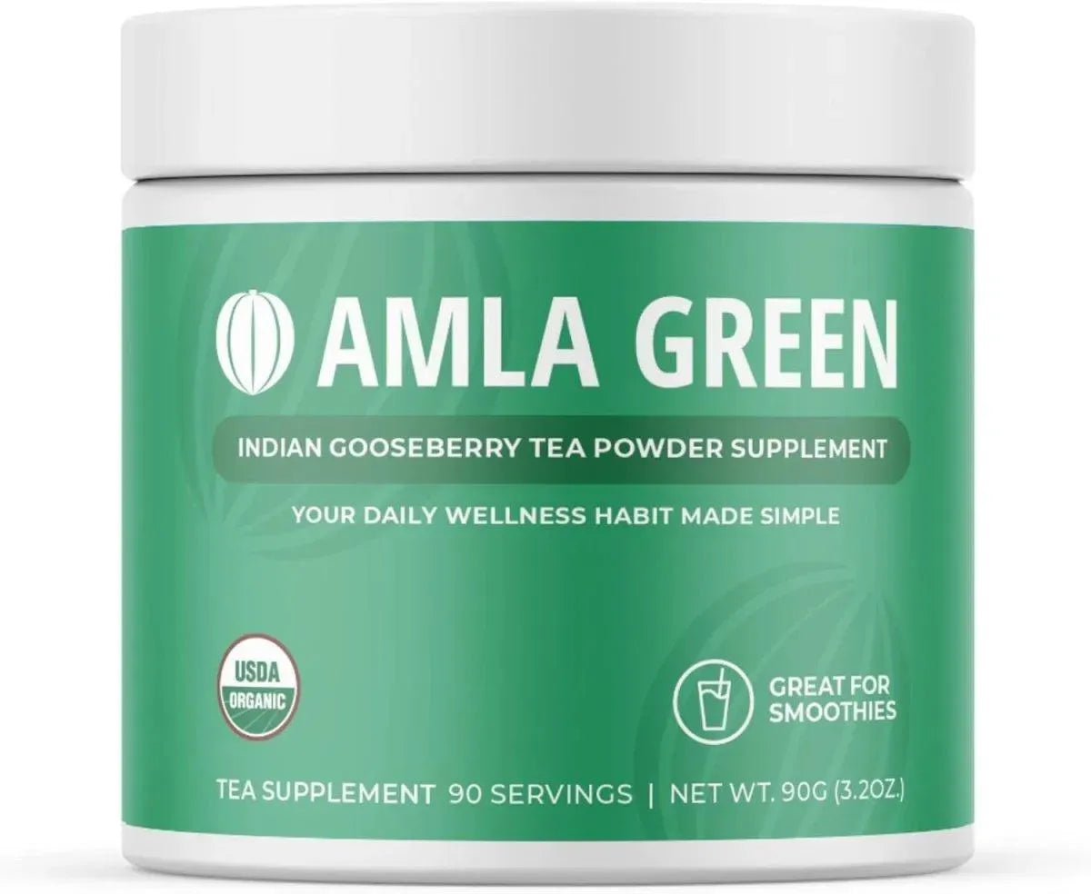 AMLA GREEN - Amla Green Amla Powder & Green Tea Superfood 90Gr. - The Red Vitamin MX - Suplementos Alimenticios - {{ shop.shopifyCountryName }}