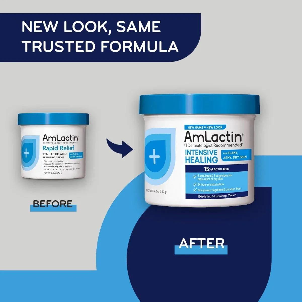 AMLACTIN - AmLactin Intensive Healing Body Cream 340Gr. - The Red Vitamin MX - Cremas Corporales - {{ shop.shopifyCountryName }}