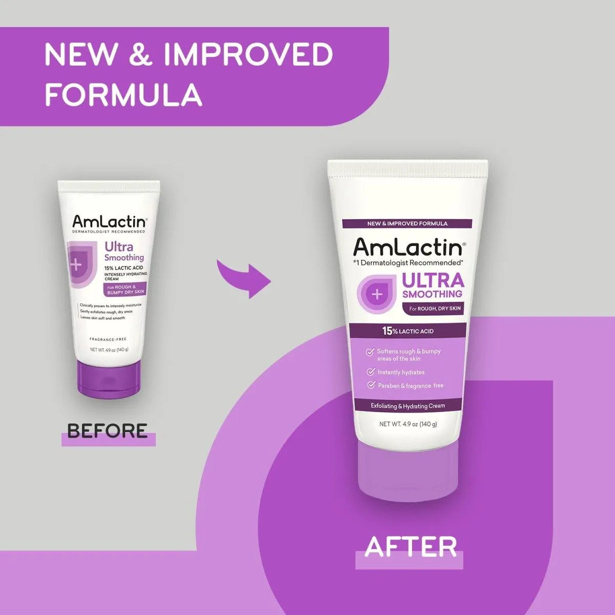 AMLACTIN - AmLactin Ultra Smoothing Body & Hand Cream 140Gr. - The Red Vitamin MX - Cremas Corporales - {{ shop.shopifyCountryName }}