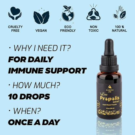 ANATOLIA LIFE - Anatolia Life Concentrated Bee Propolis Tincture 30Ml. - The Red Vitamin MX - Suplementos Alimenticios - {{ shop.shopifyCountryName }}