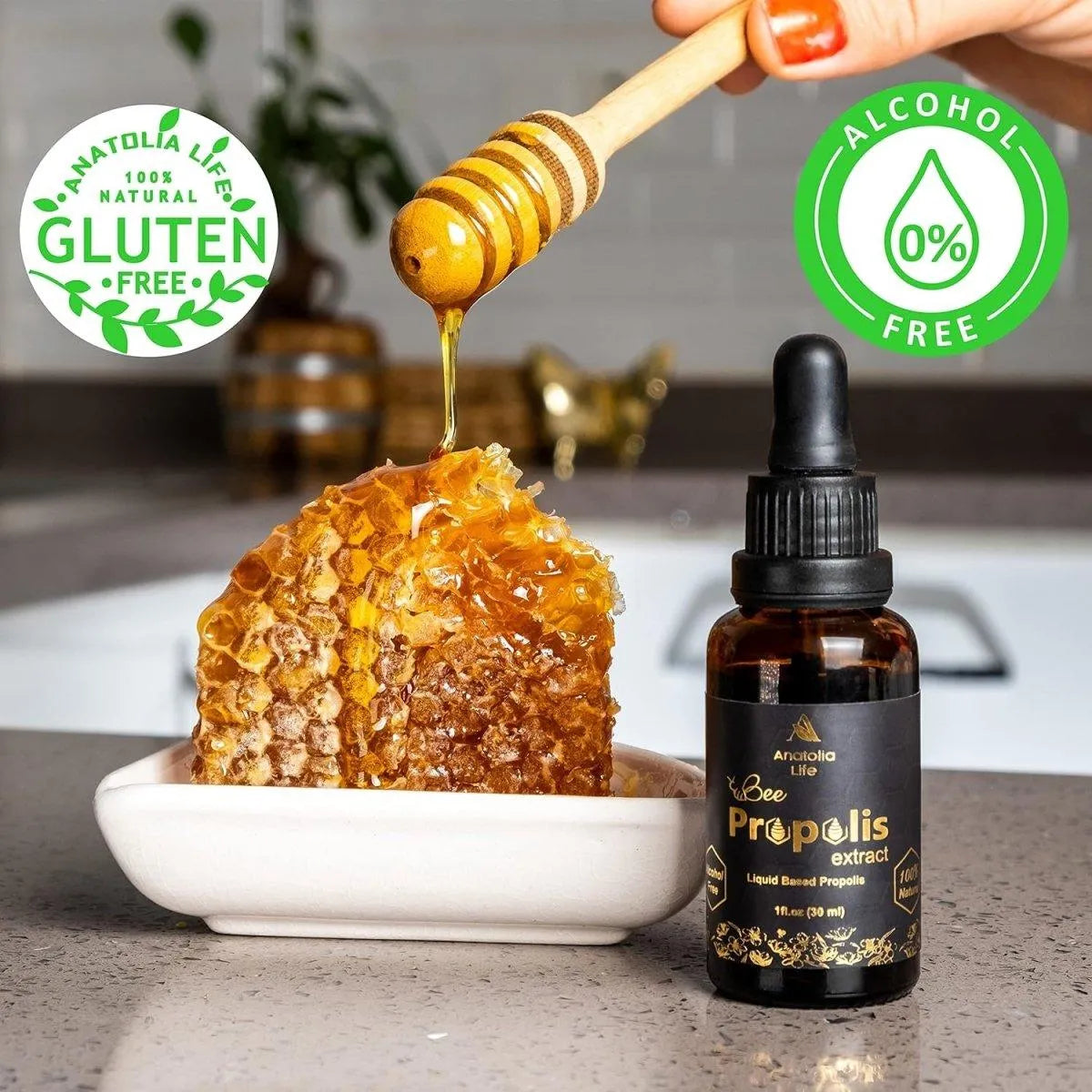 ANATOLIA LIFE - Anatolia Life Concentrated Bee Propolis Tincture 30Ml. - The Red Vitamin MX - Suplementos Alimenticios - {{ shop.shopifyCountryName }}