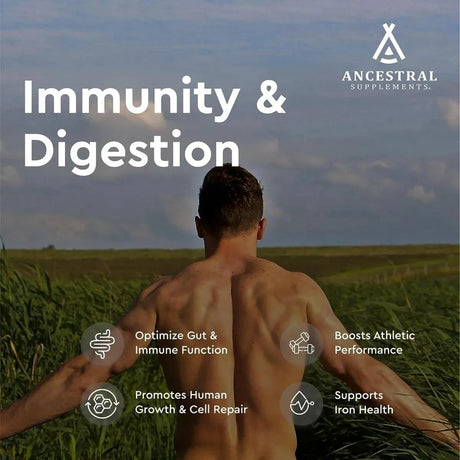 ANCESTRAL SUPPLEMENTS - Ancestral Supplements Grass Fed Beef Colostrum Supplement 3000Mg. 180 Capsulas - The Red Vitamin MX - Suplementos Alimenticios - {{ shop.shopifyCountryName }}