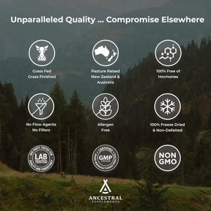 ANCESTRAL SUPPLEMENTS - Ancestral Supplements Grass Fed Beef Colostrum Supplement 3000Mg. 180 Capsulas - The Red Vitamin MX - Suplementos Alimenticios - {{ shop.shopifyCountryName }}