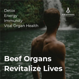 ANCESTRAL SUPPLEMENTS - Ancestral Supplements Grass Fed Beef Organs 180 Capsulas - The Red Vitamin MX - Suplementos Alimenticios - {{ shop.shopifyCountryName }}