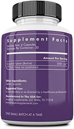 ANCESTRAL SUPPLEMENTS - Ancestral Supplements Grass Fed Beef Spleen 180 Capsulas - The Red Vitamin MX - Suplementos Alimenticios - {{ shop.shopifyCountryName }}