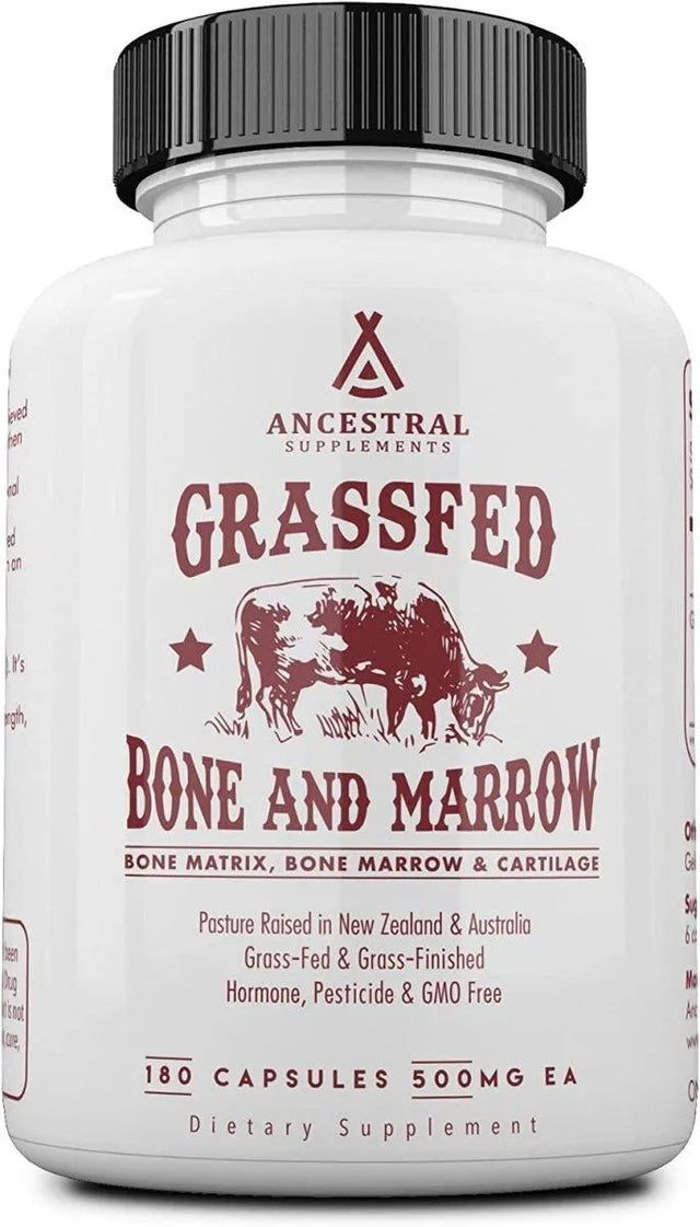 ANCESTRAL SUPPLEMENTS - Ancestral Supplements Grass Fed Bone Marrow 180 Capsulas - The Red Vitamin MX - Suplementos Alimenticios - {{ shop.shopifyCountryName }}