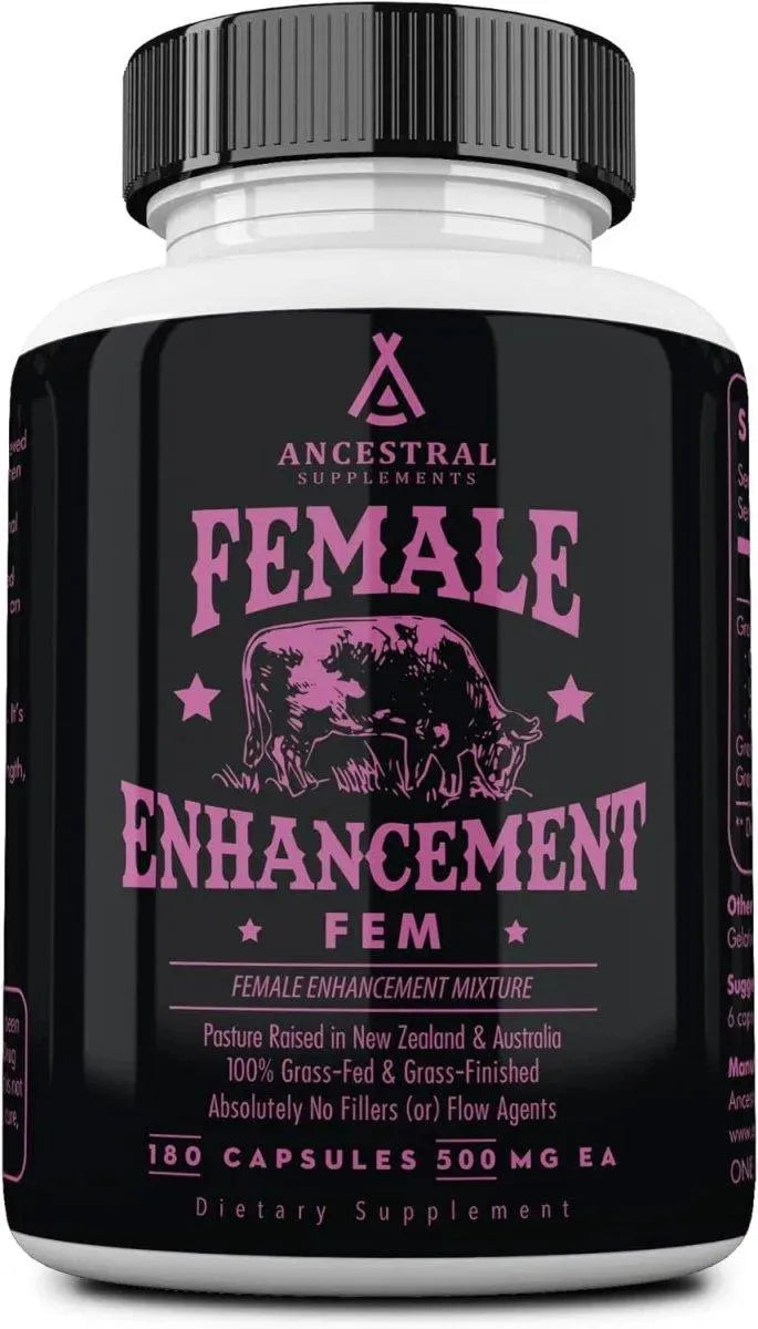 ANCESTRAL SUPPLEMENTS - Ancestral Supplements Grass Fed FEM Liver 180 Capsulas - The Red Vitamin MX - Suplementos Alimenticios - {{ shop.shopifyCountryName }}